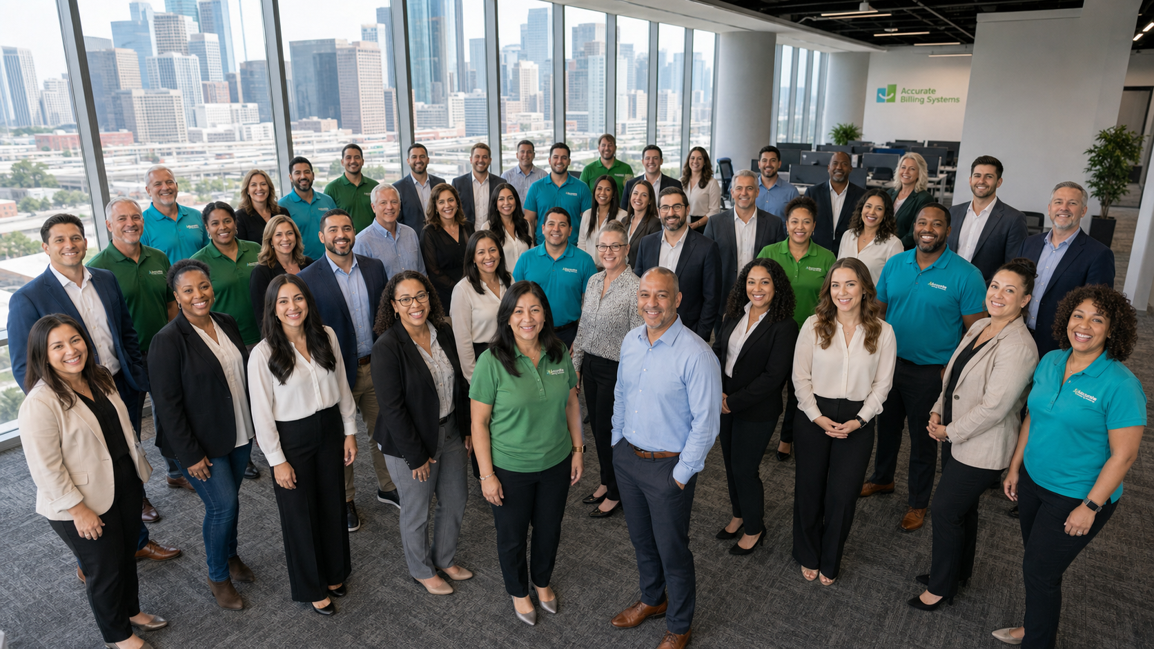 Accurate Billing Systems Houston office team