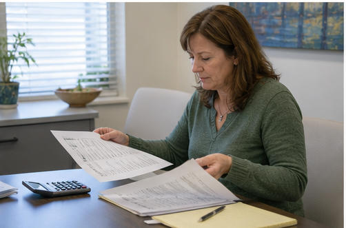 Medical practice team reviewing billing operations