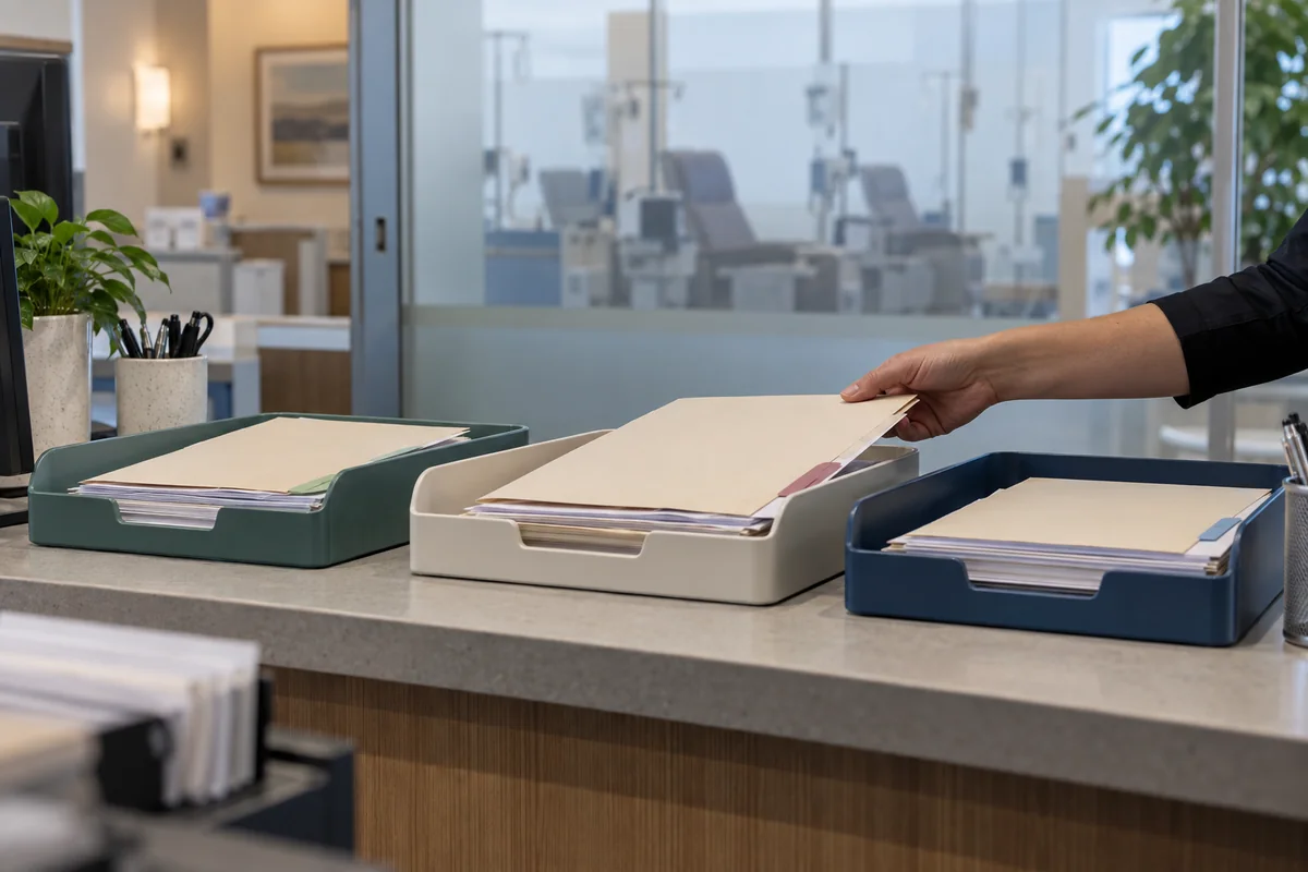 Oncology billing handoffs from authorization to payment