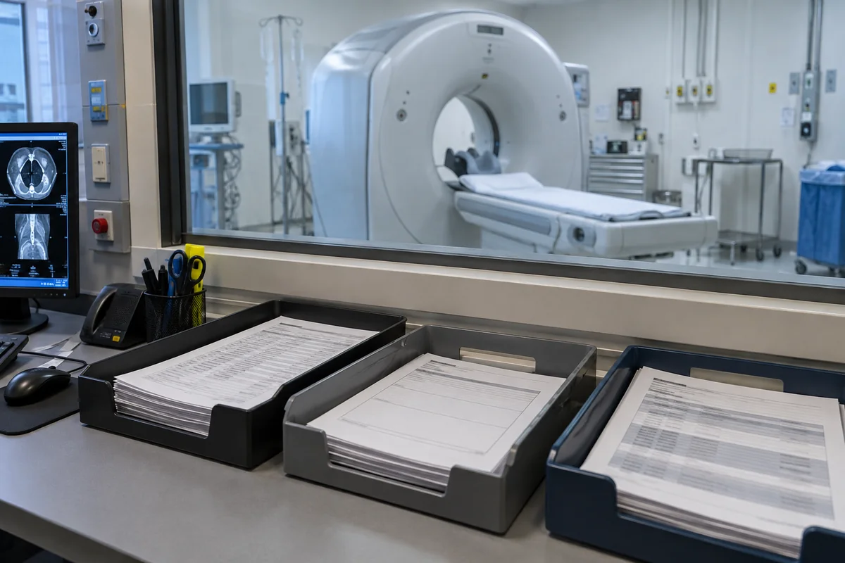 Radiology order-to-payment billing trail