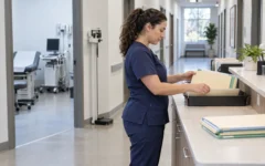 Urology practice billing coordinator reconciling office and procedure charges