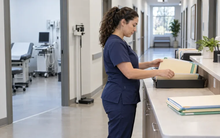 Urology practice billing coordinator reconciling office and procedure charges